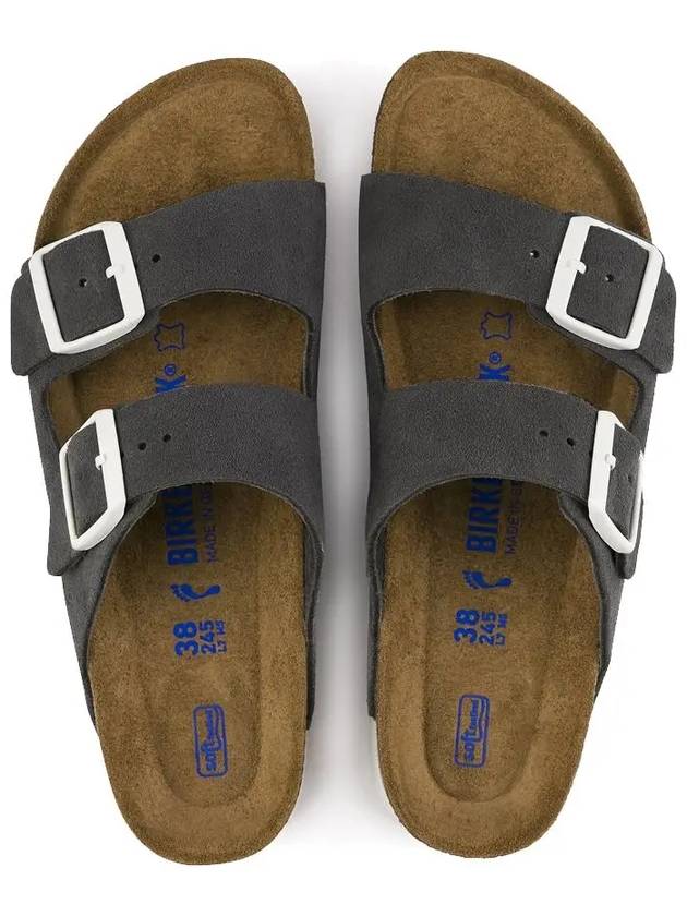 Arizona SFB Gray Narrow 1012836 Narrow Foot Women Slippers - BIRKENSTOCK - BALAAN 2