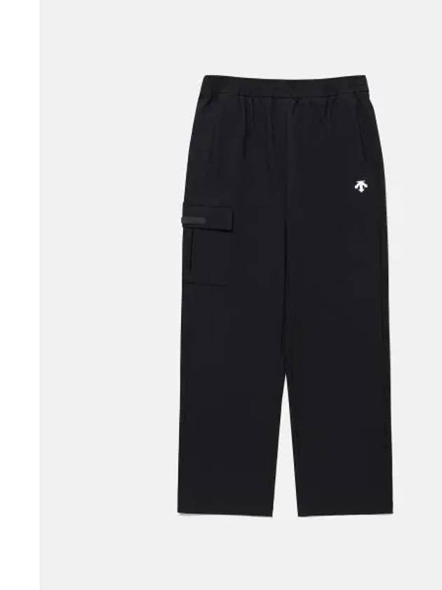 Brushed woven straight fit pants black SP323UPT92 - DESCENTE - BALAAN 1