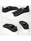 Glissiere Canvas Low Top Sneakers Black - MONCLER - BALAAN 3