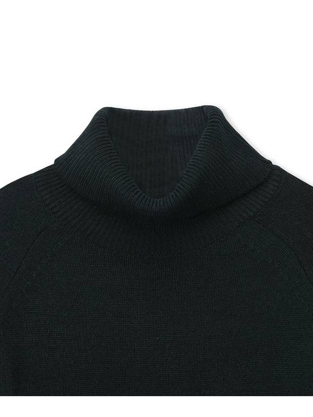 RAGLAN TURTLENECK KNIT BLACK - ROLLING STUDIOS - BALAAN 4