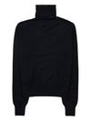 Small Heart Logo Turtleneck Black - AMI - BALAAN 3