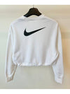 Crop Sweatshirt CJ3767 100 White XL Asian Fit - NIKE - BALAAN 3