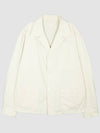 Triangle Patch Jacket Ivory - PRADA - BALAAN 1