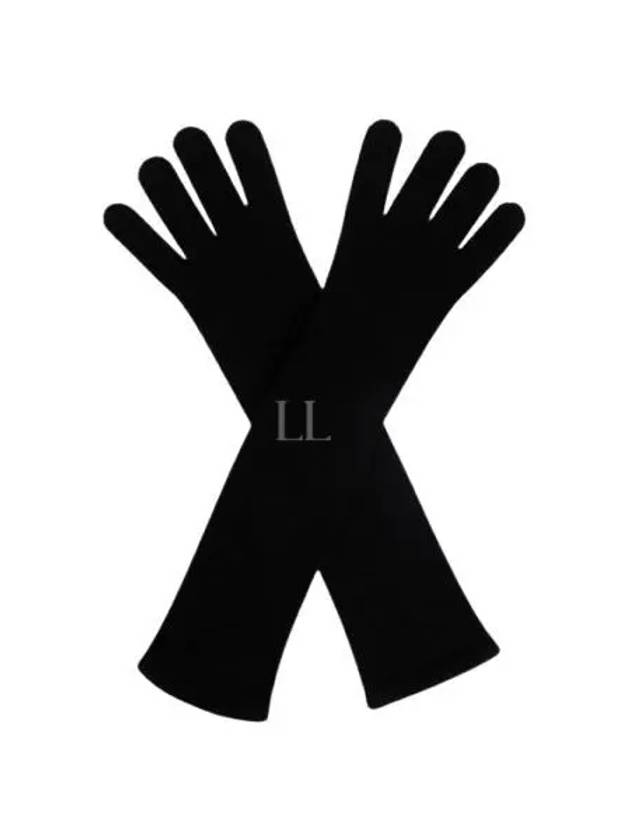 Women's Cashmere Gloves Black - MAX MARA - BALAAN 2