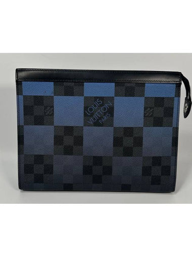 Graphite Damier Pochette Voyage Clutch - LOUIS VUITTON - BALAAN 1