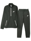 Polyknit Quarter Zip Training Tracksuit Dark Green - NIKE - BALAAN 1