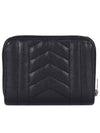 Monogram mixed bifold wallet 437470 BRMO4 1000 black - SAINT LAURENT - BALAAN 3