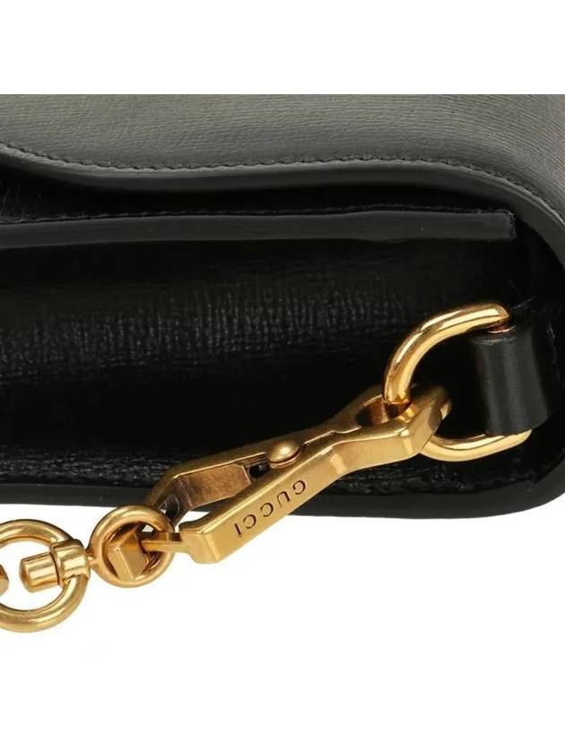 Horsebit 1955 Small Shoulder Bag Black - GUCCI - BALAAN 8