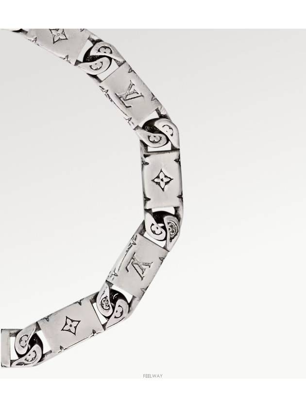 Monogram Tied Up Bracelet Silver - LOUIS VUITTON - BALAAN 3