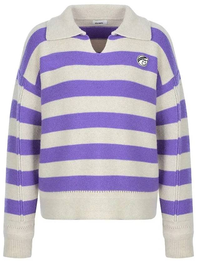 Double-headed variant striped knit MK3WP306 - P_LABEL - BALAAN 6