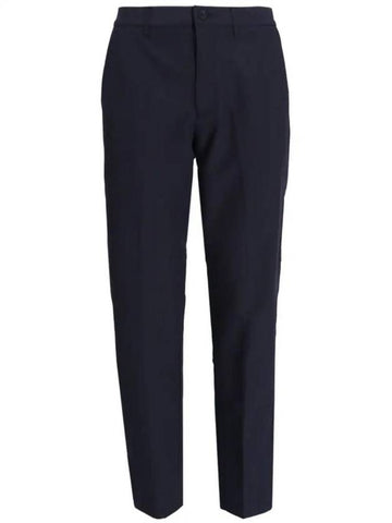 Water Repellent Regular Fit Straight Pants Navy - HUGO BOSS - BALAAN 1