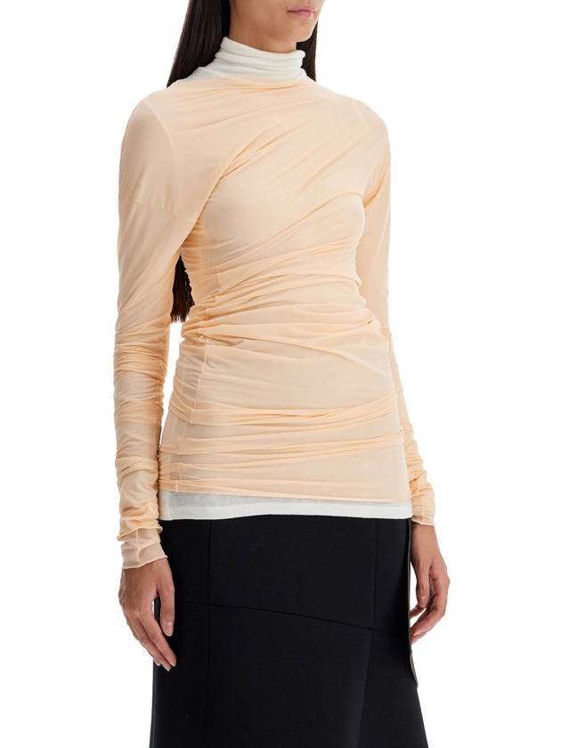 long-sleeved draped top with - DRIES VAN NOTEN - BALAAN 2