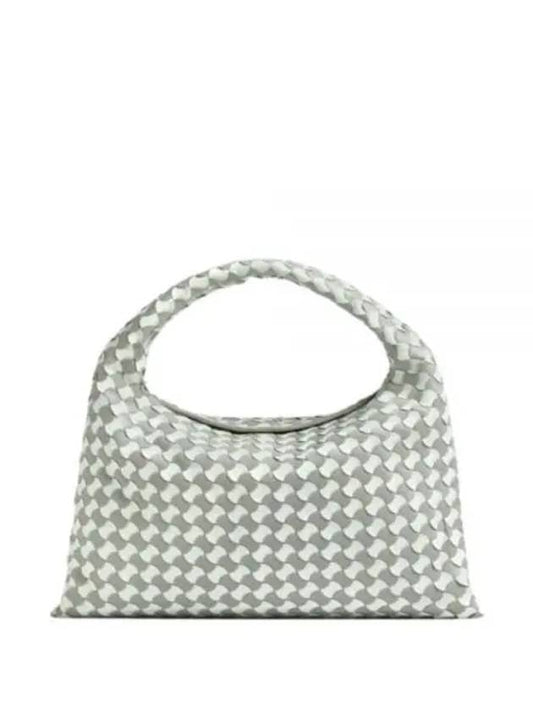 Tile Leather Tote Bag Grey - BOTTEGA VENETA - BALAAN 2