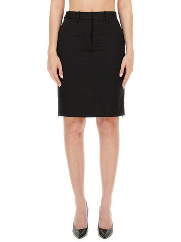 Helmut Lang Wool Skirt - HELMUT LANG - BALAAN 1