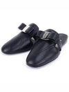 Salvatore Brizza Bow Leather Bloafers Black - SALVATORE FERRAGAMO - BALAAN.