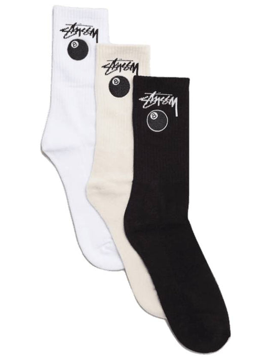 8 Ball Socks 3 Pack Set - STUSSY - BALAAN 1