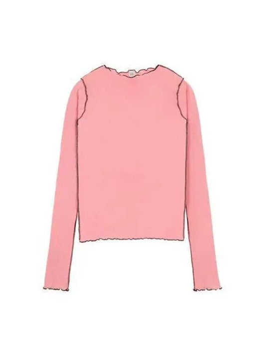 Women s VEIN Long Sleeve T Shirt Pink TTVL RBV WI22 - BASERANGE - BALAAN 1