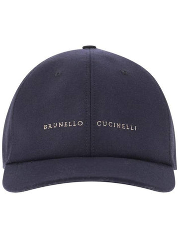 embroid logo ball cap navy - BRUNELLO CUCINELLI - BALAAN 1