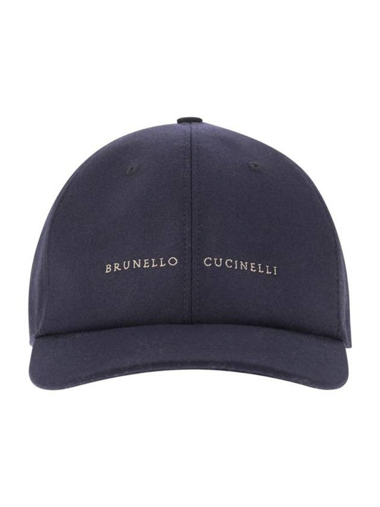 Embroid Logo Ball Cap Navy - BRUNELLO CUCINELLI - BALAAN 1