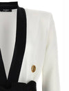 Button Relaxed fit Cardigan White - BALMAIN - BALAAN 4