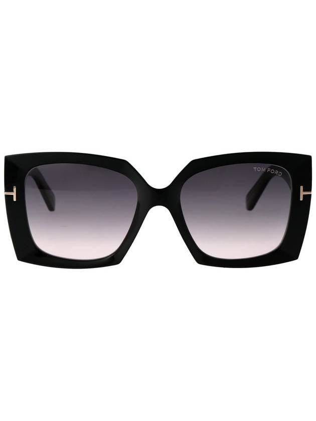 Eyewear Bold Square Sunglasses Black Purple - TOM FORD - BALAAN 2