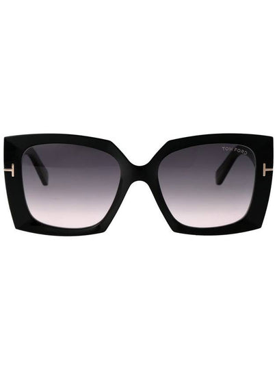 Eyewear Bold Square Sunglasses Black Purple - TOM FORD - BALAAN 2