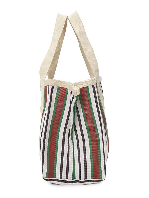 Darwen Striped Nylon Tote Bag Red - ISABEL MARANT - BALAAN 3