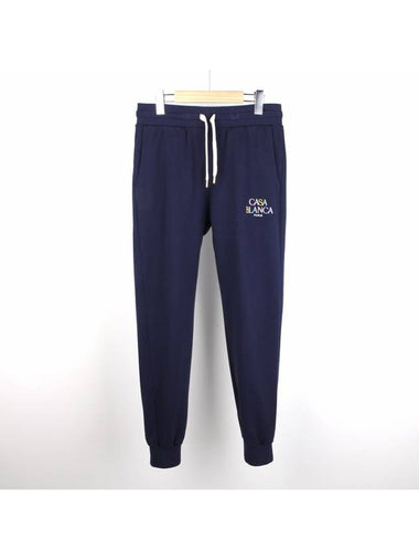 Multicolor logo training pants navy MF22JTR007013 - CASABLANCA - BALAAN 1