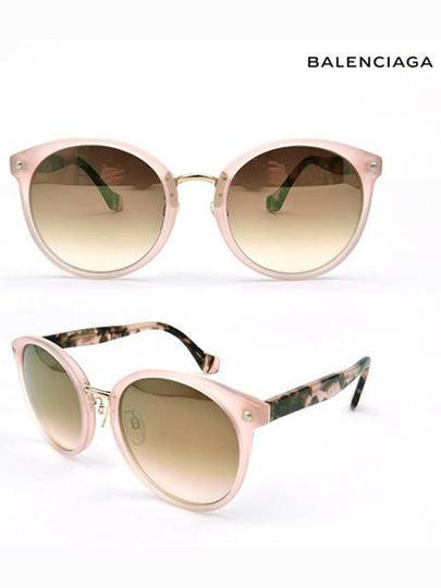 Women's Round Sunglasses Pink - BALENCIAGA - BALAAN 2