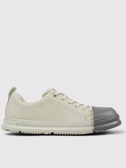 Junction Runner Leather Low-Top Sneakers Grey - CAMPER - BALAAN 2