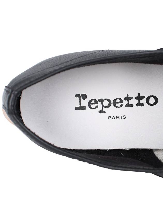 Women's Zizi Matte Leather Oxford Black - REPETTO - BALAAN 9