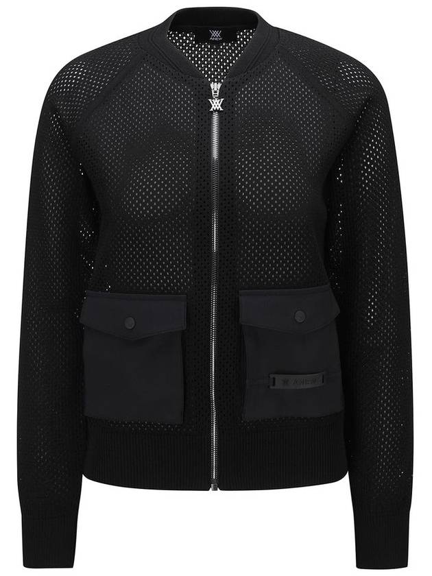 WOMEN MESH ZIP UP CARDIGANBK - ANEWGOLF - BALAAN 1