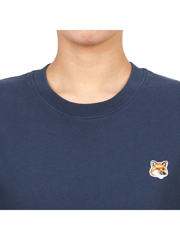 Fox Head Patch Regular Sweatshirt Ink Blue - MAISON KITSUNE - BALAAN 6