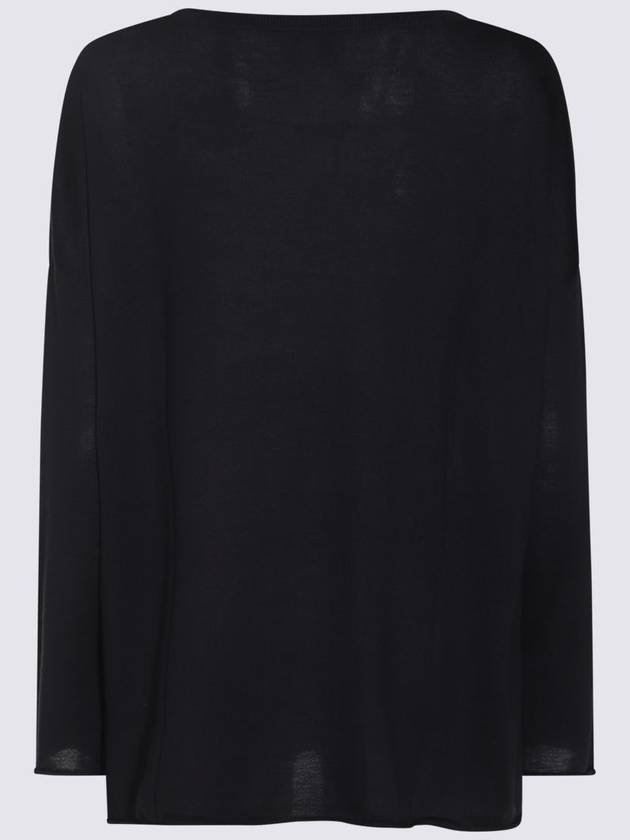 Allude Black Wool Knitwear - ALLUDE - BALAAN 2