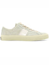 Suede Low Top Sneakers Marble Cream - TOM FORD - BALAAN 2