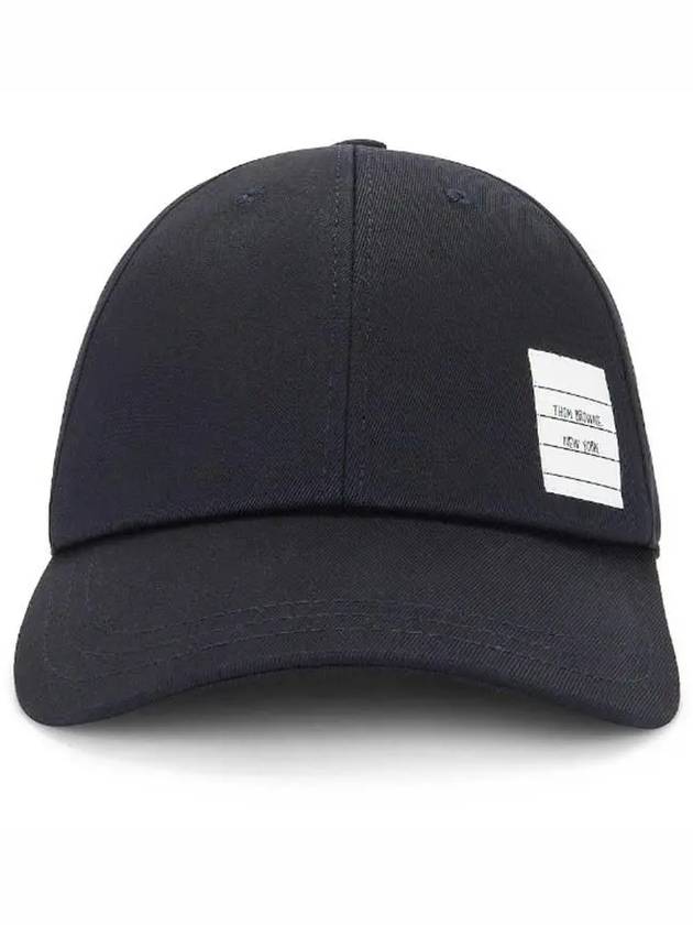 Classic Logo Patch Ball Cap Navy - THOM BROWNE - BALAAN 2