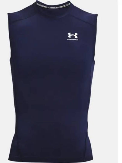 Men's HeatGear Sleeveless Navy - UNDER ARMOUR - BALAAN 2