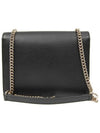 Interlocking GG Chain Small Cross Bag Black - GUCCI - BALAAN 4