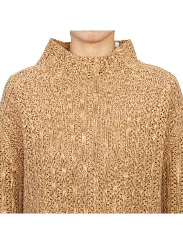 Hodeida Crop Knit Top Brown - MAX MARA - BALAAN 7