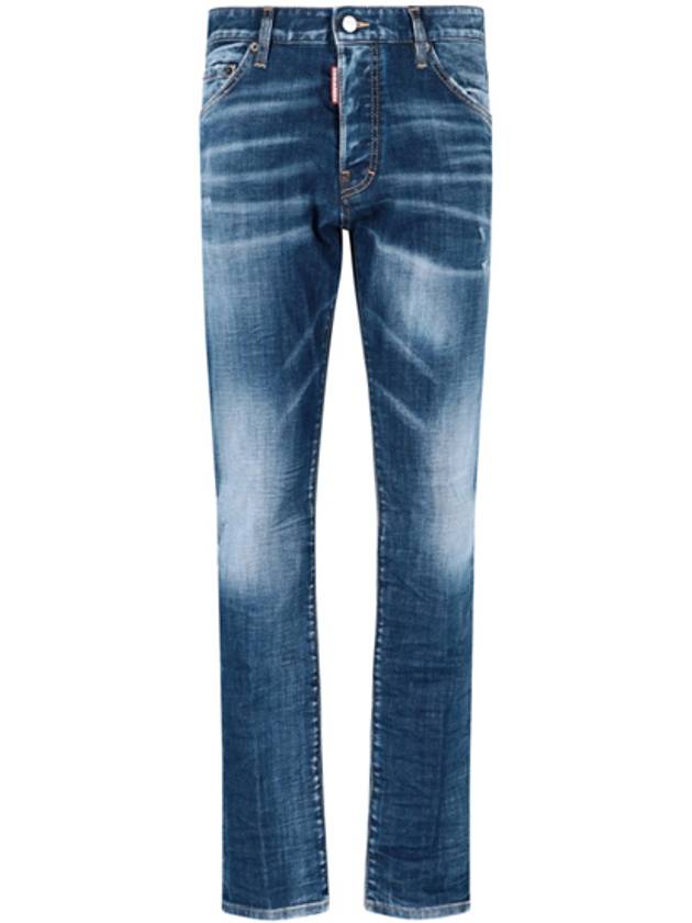 Men's Cat Washing Cool Guy Jeans Blue - DSQUARED2 - BALAAN 2