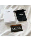 Triomphe Canvas Logo Card Wallet Tan - CELINE - BALAAN 4