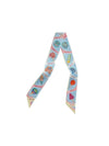 Funny Ice Cream Twilly Scarf Bleu Ciel - HERMES - BALAAN 1