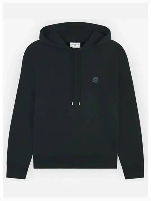 Bold Fox Head Patch Oversize Hoodie Black - MAISON KITSUNE - BALAAN 2