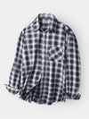 Flannel check shirt navy - INDUST - BALAAN 6