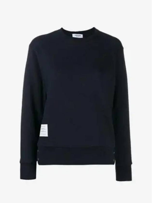 Center Back RWB Stripe Classic Loopback Crewneck Sweatshirt Navy - THOM BROWNE - BALAAN 2