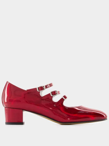 Kina 24 Pumps - Carel - Leather - Red - CAREL - BALAAN 1