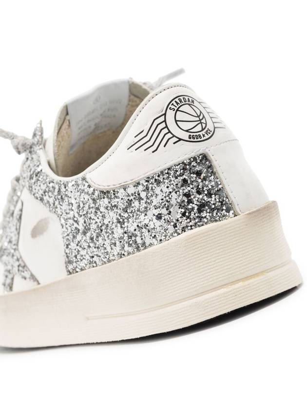 Stardan Glitter Low Top Sneakers Silver - GOLDEN GOOSE - BALAAN 6