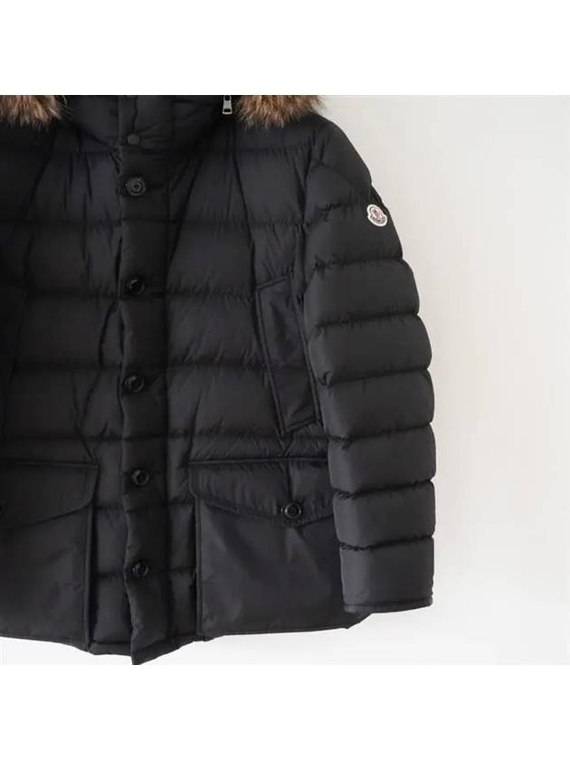 Cluny Long Down Jacket Black - MONCLER - BALAAN 5