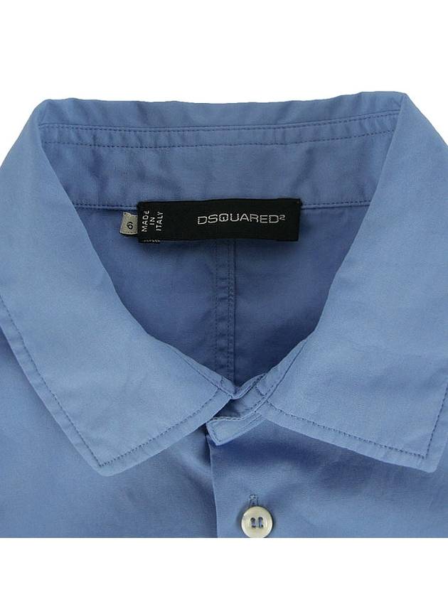 74DL0510 36275 482 Casual dress shirtblue southern - DSQUARED2 - BALAAN 5