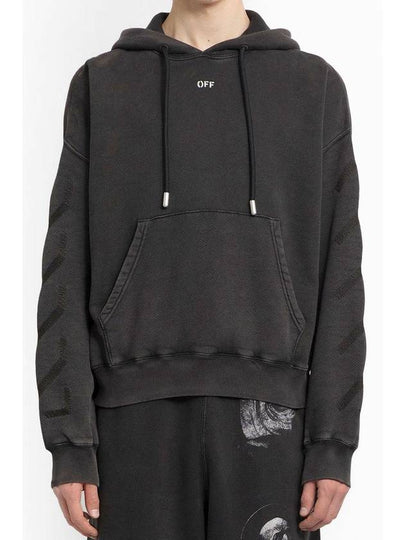 St Matthew Oversized Hoodie Black - OFF WHITE - BALAAN 2